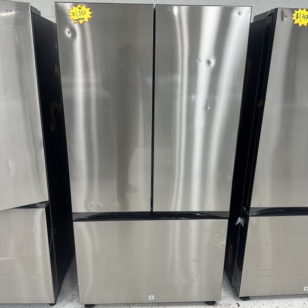 SAMSUNG bespoke 36’’ french door refrigerator with beverage center – stainless steel