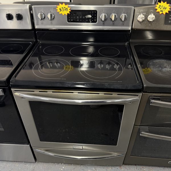 Frigidaire electric range with convection oven stainless steel