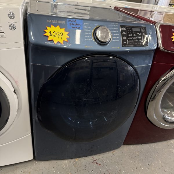 Samsung electric dryer blue