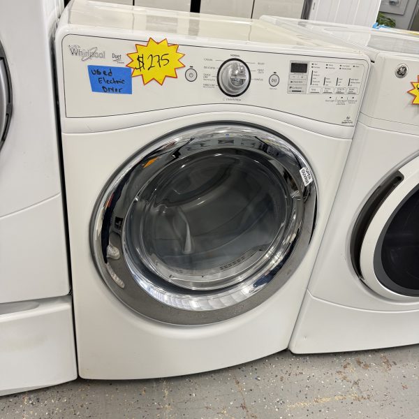 Whirlpool electric dryer white