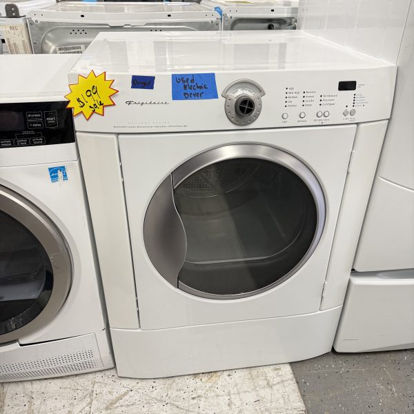 Frigidaire electric dryer white