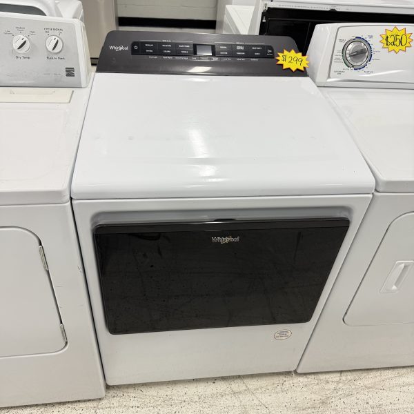 Whirlpool electric dryer white